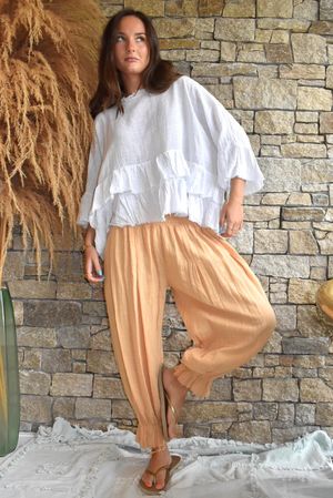 Sundaze Cheesecloth Bloomer Pant Tuscan Sun