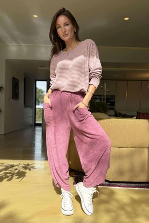 Terry Lite Shelby Pant Indian Pink