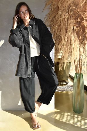 The Madison Denim Jacket Black 