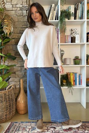 The Madison Kick Flare Jean Mid 