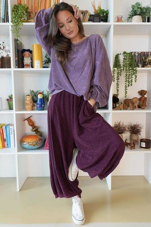 The Terry B Bloom Pant Beetroot