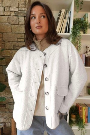 Wilbur Boucle Jacket White  /15=
