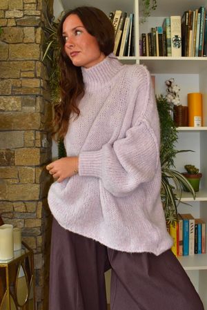 Winnie Oversized Knit Heather