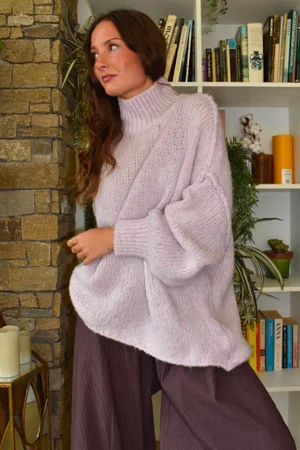 Winnie Oversized Knit Heather