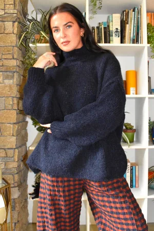 Winnie Oversized Knit Navy