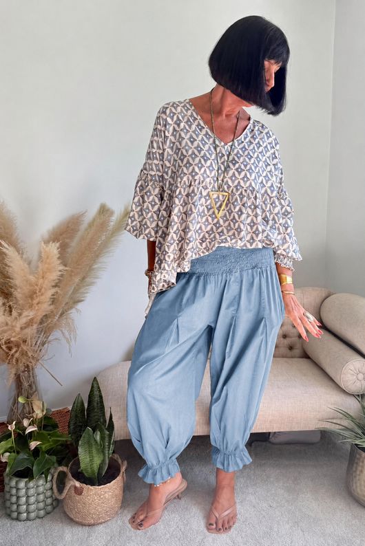 Paloma Bloomer Pant Denim