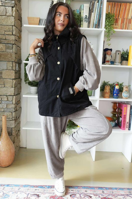 Aloe B Gilet Black