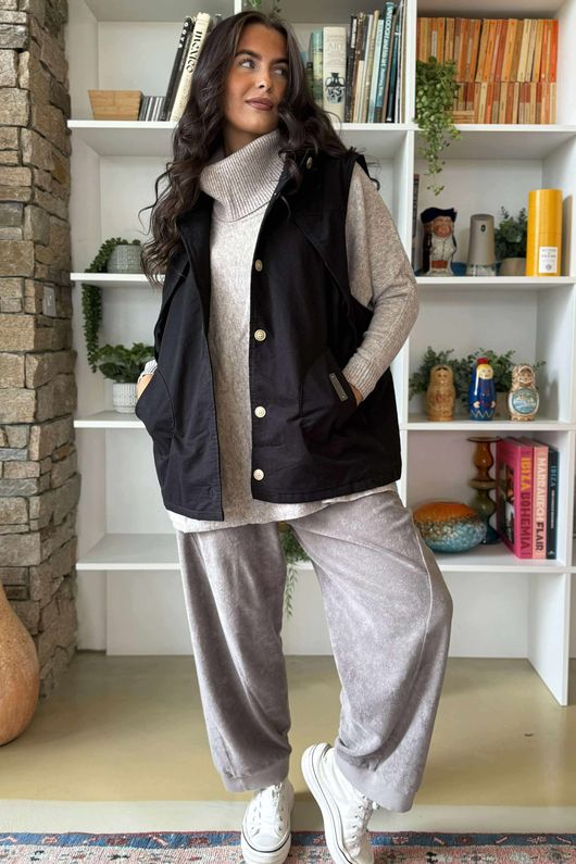Aloe B Gilet Black