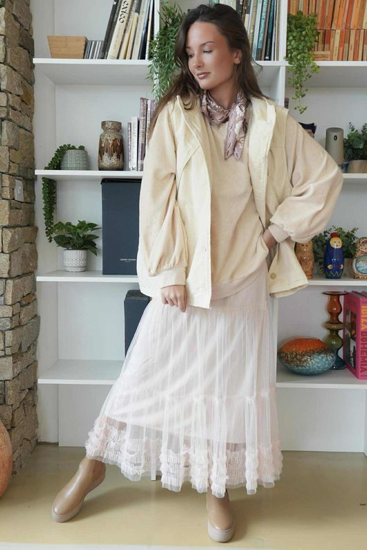 Aloe B Gilet Buttermilk