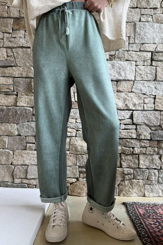 Anine Soft Touch Classic Jogger Washed Khaki