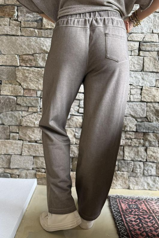 Anine Soft Touch Classic Jogger Washed Mocha