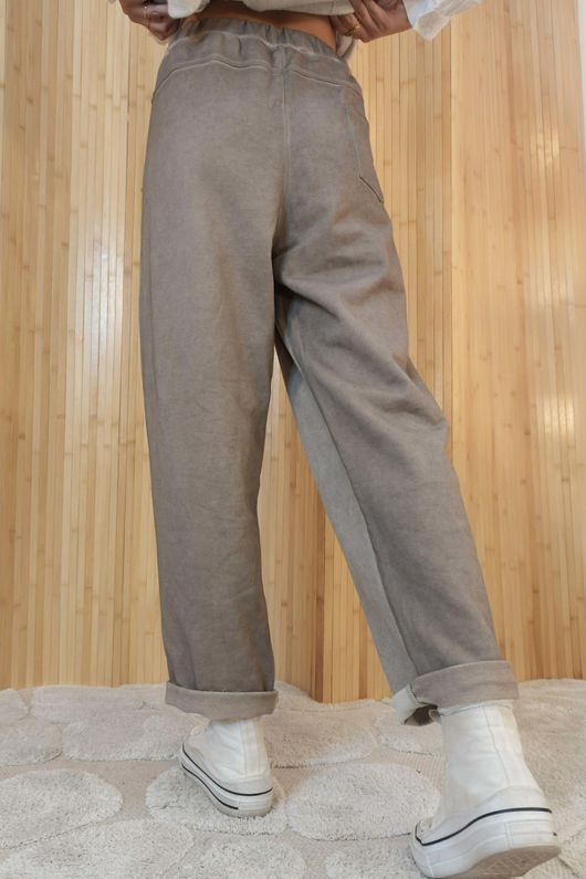 Anine Soft Touch Patch Jogger Washed Mocha