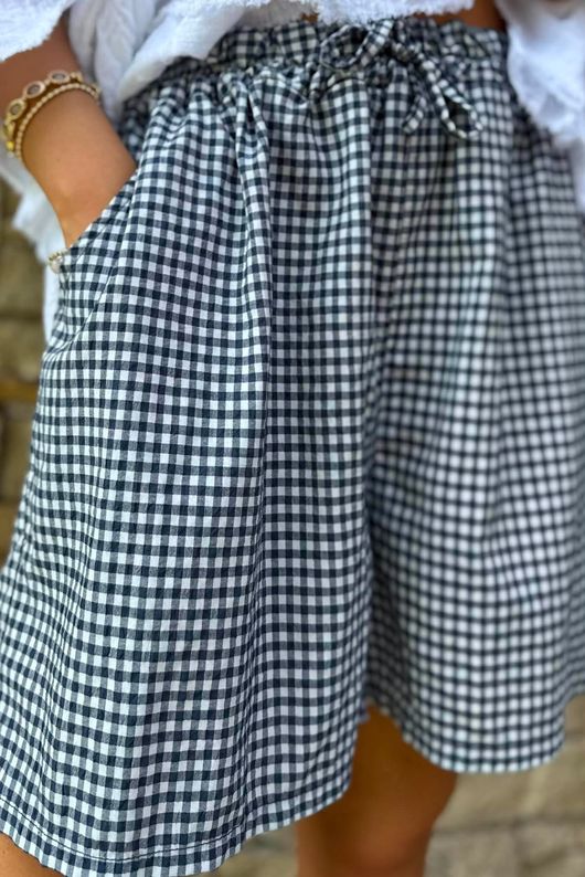 Arbi Gingham Short Navy