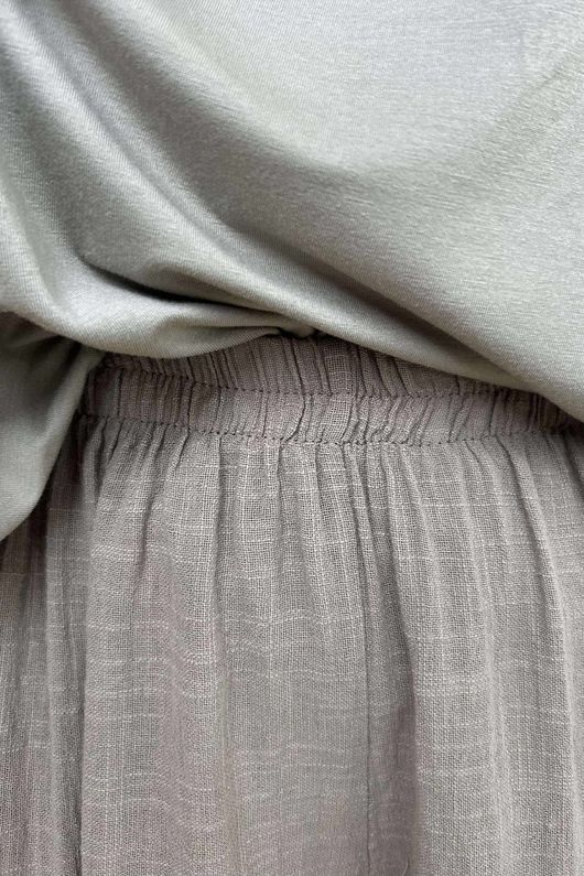 Baku Linen Blend Ombre Pant Mocha /3 