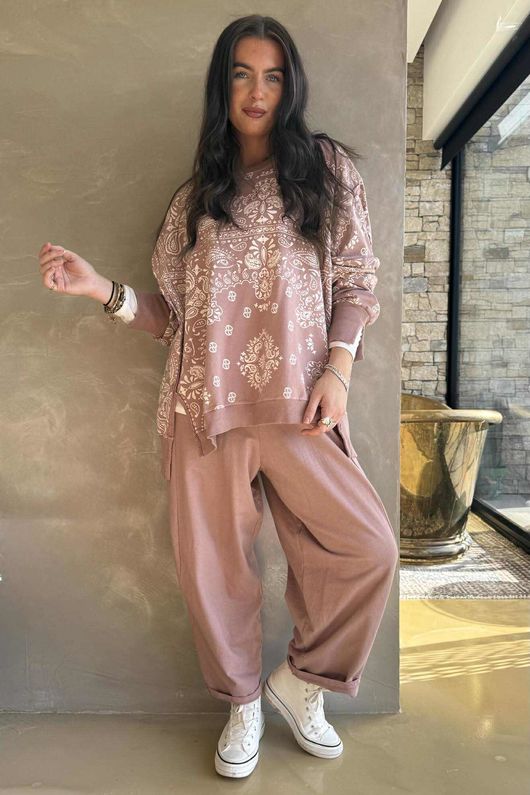 Bandana B Chill Sweatshirt Antique Rose