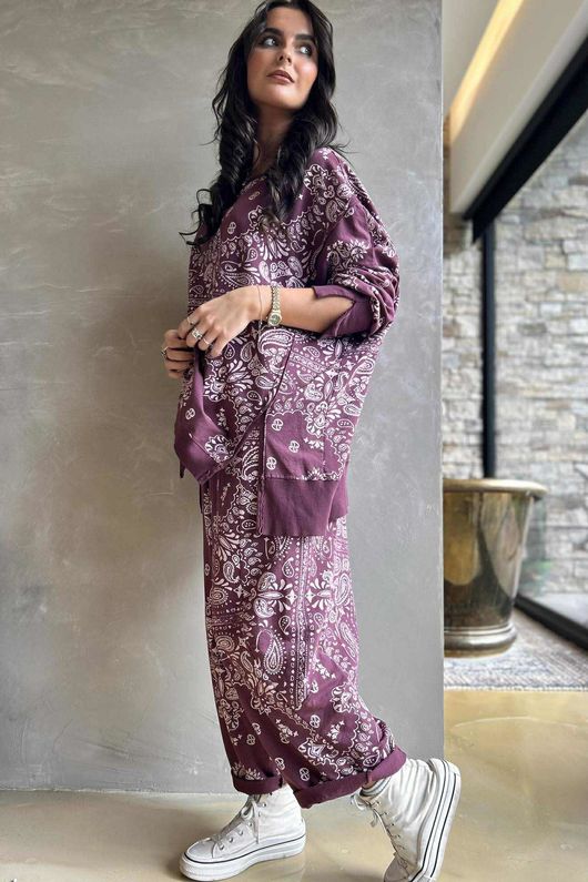 Bandana B Chill Sweatshirt Damson