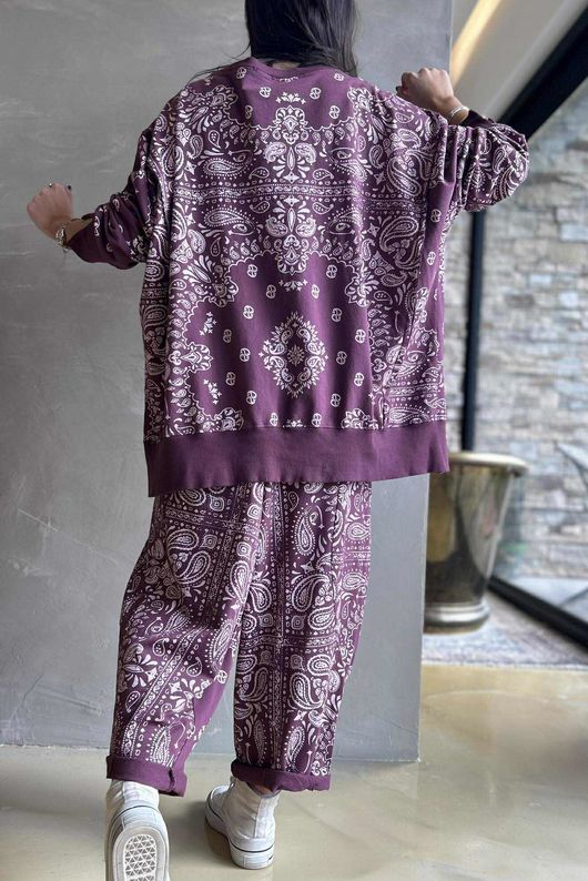 Bandana B Chill Sweatshirt Damson