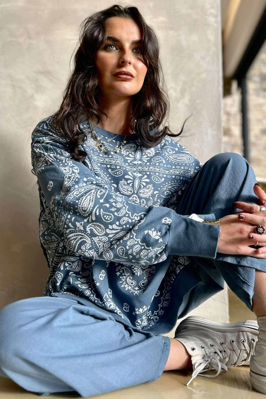 Bandana B Chill Sweatshirt Denim