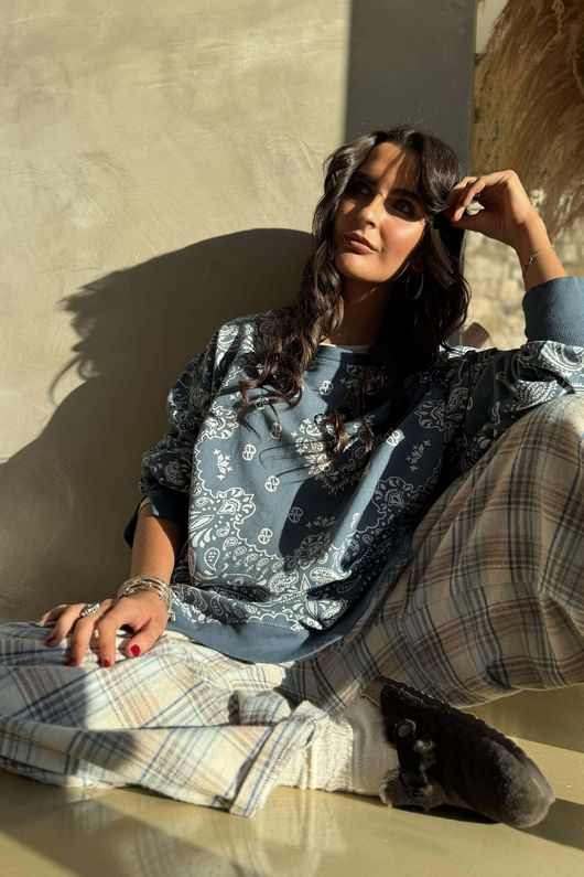 Bandana B Chill Sweatshirt Denim 