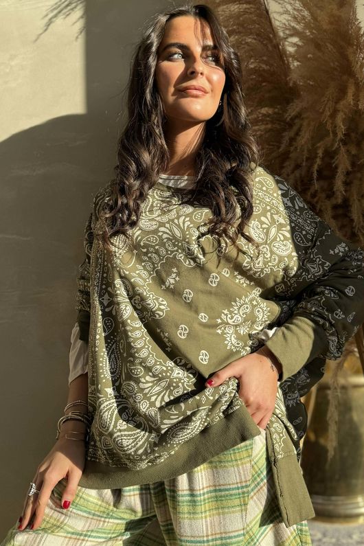 Bandana B Chill Sweatshirt Olive 