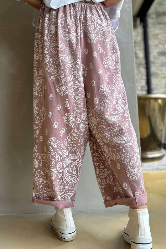Bandana B Classic Sweatshirt Barrel Pant Antique Rose