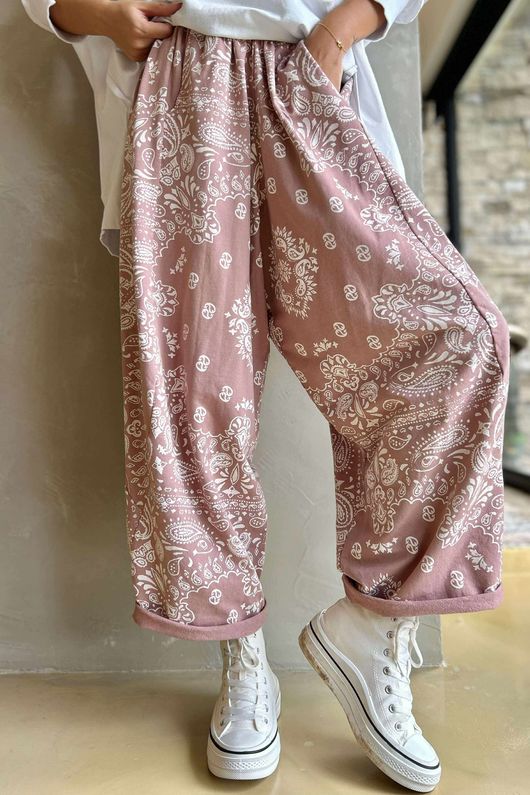 Bandana B Classic Sweatshirt Barrel Pant Antique Rose