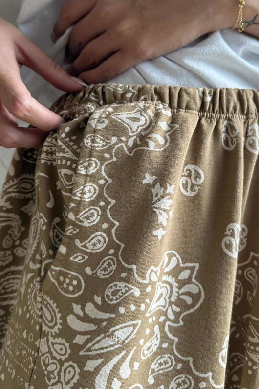 Bandana B Classic Sweatshirt Barrel Pant Caramel