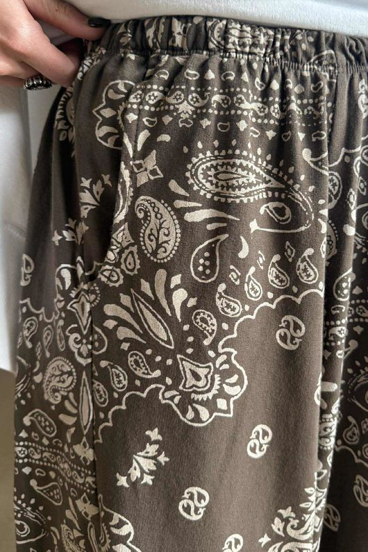 Bandana B Classic Sweatshirt Barrel Pant Chocolate