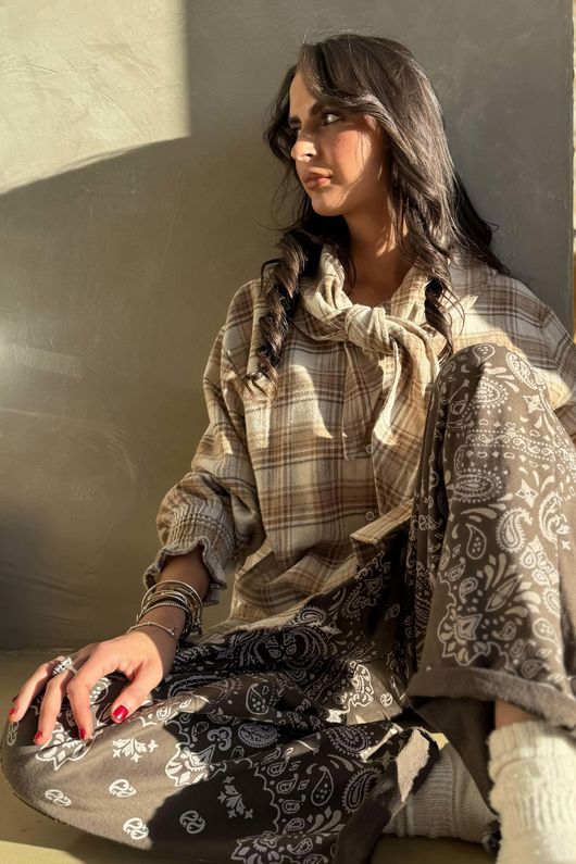 Bandana B Classic Sweatshirt Barrel Pant Chocolate 