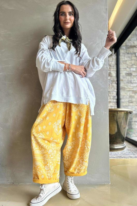 Bandana B Classic Sweatshirt Barrel Pant Lemonade