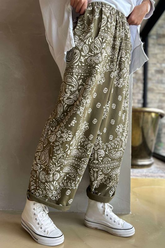 Bandana B Classic Sweatshirt Barrel Pant Olive