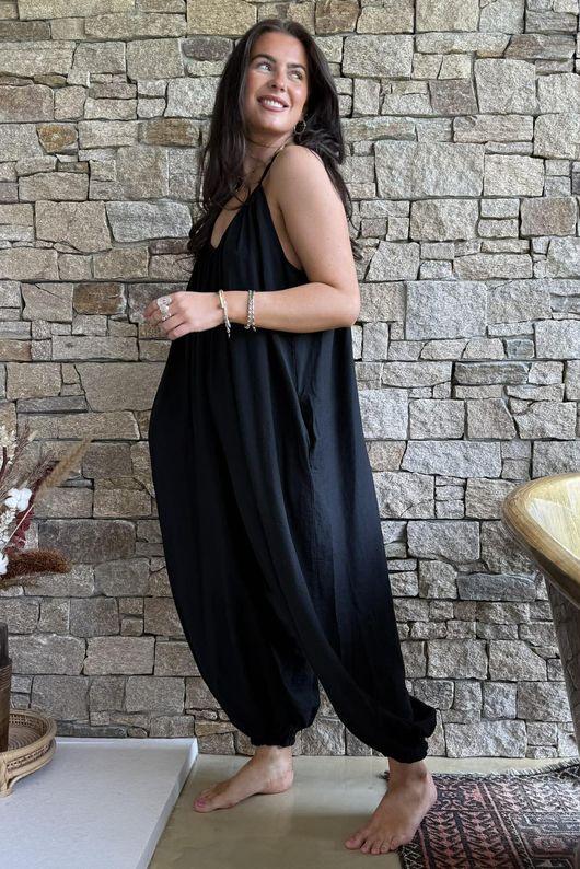 Basso Balloon Jumpsuit Black