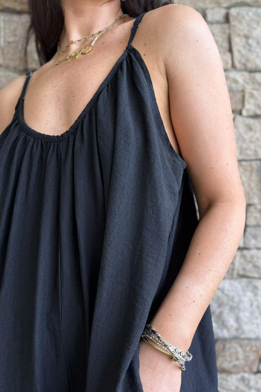 Basso Balloon Jumpsuit Black