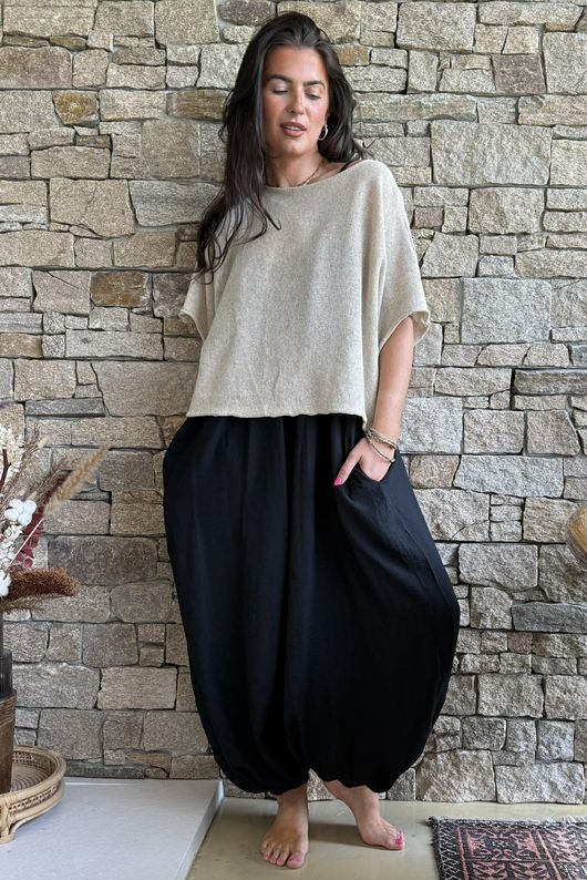 Basso Balloon Jumpsuit Black