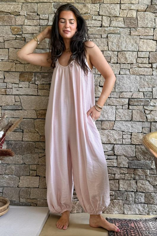 Basso Balloon Jumpsuit Seashell