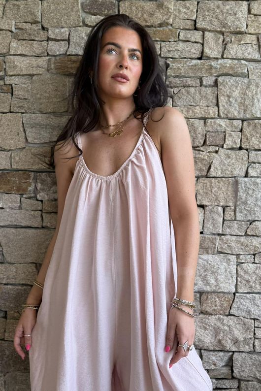 Basso Balloon Jumpsuit Seashell