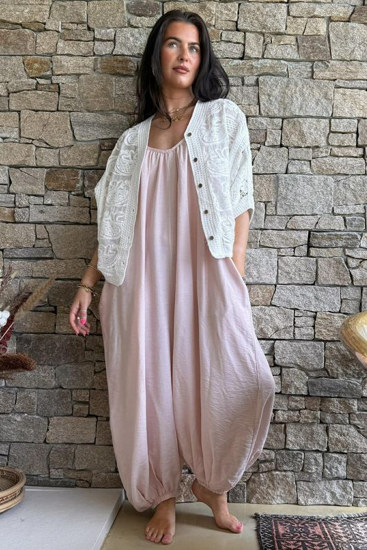 Basso Balloon Jumpsuit Seashell