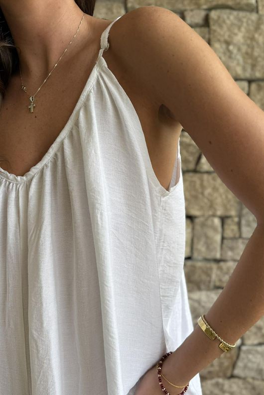 Basso Balloon Jumpsuit White