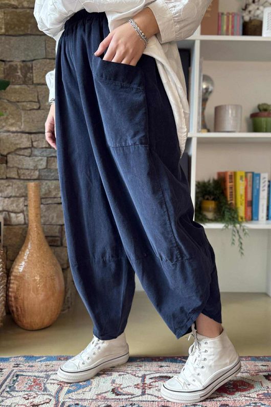  Bateau Needlecord Shelby Cocoon Pant Navy