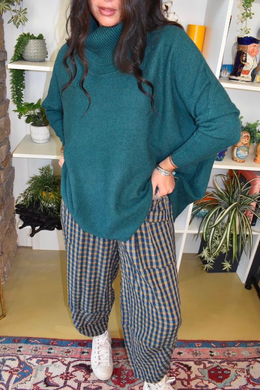 Beyond Terry Oversized Cowl Knit Lagoon