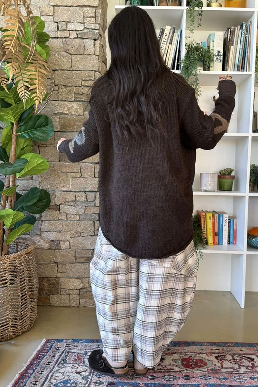 Big Softie Amour Slouch Knit Jumper Chocolate /13=