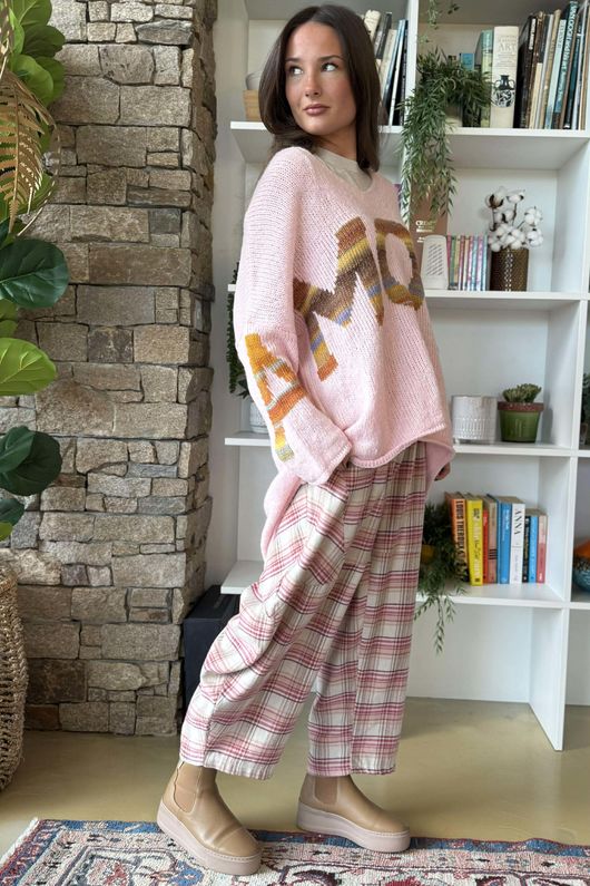 Big Softie Amour Slouch Knit Jumper Rosewater /11=