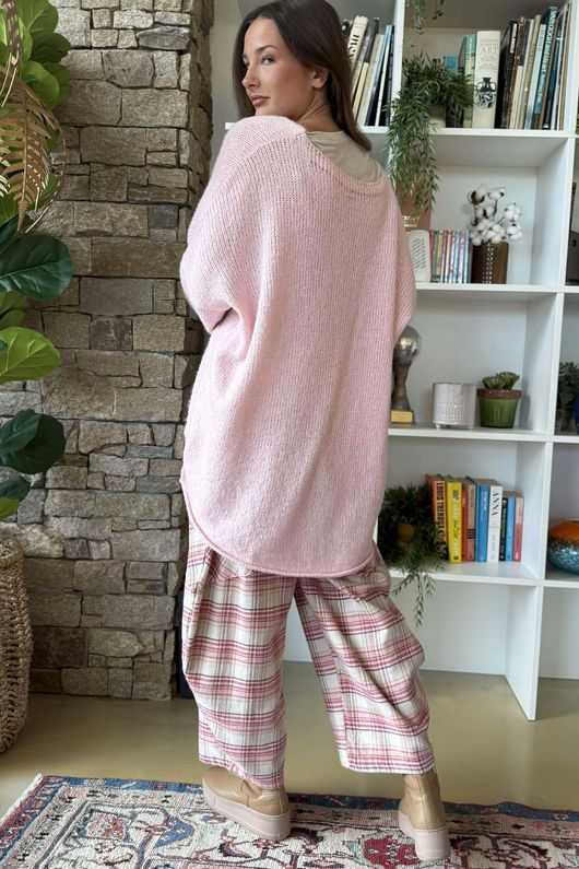 Big Softie Amour Slouch Knit Jumper Rosewater /11=