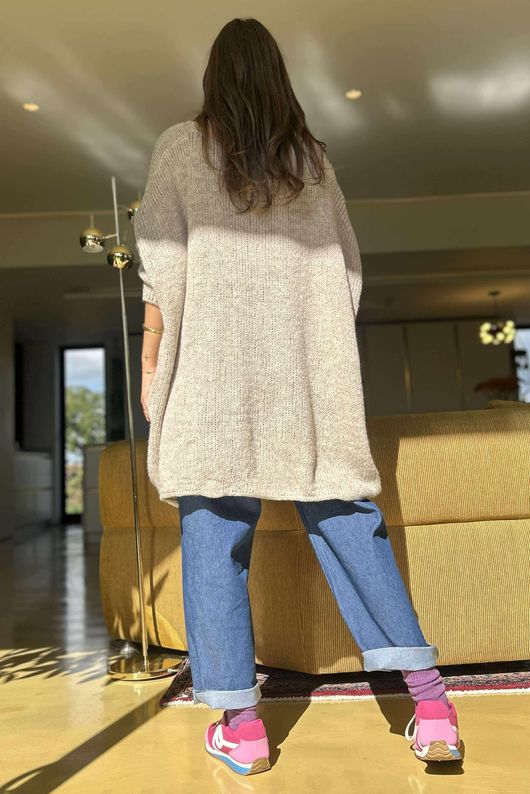 Big Softie Archie Slouch Knit Oatmeal /4 =
