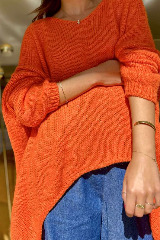 Big Softie Archie Slouch Knit Pumpkin 