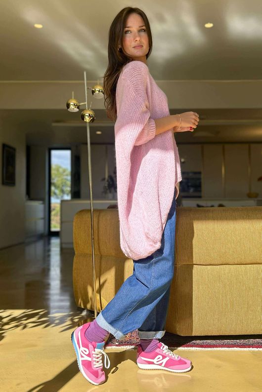 Big Softie Archie Slouch Knit Rose /4 =