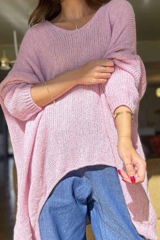 Big Softie Archie Slouch Knit Rose /4 =