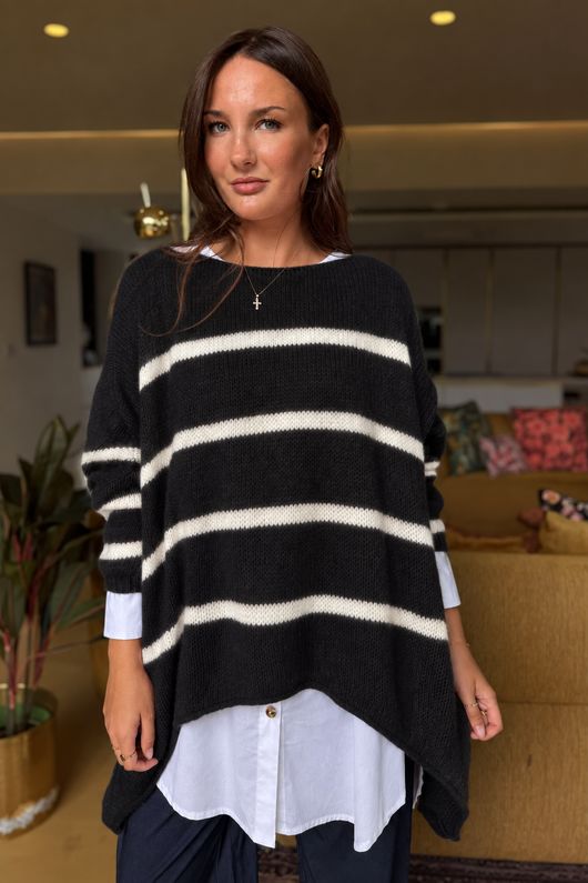 Big Softie Breton Archie Slouch Knit Black