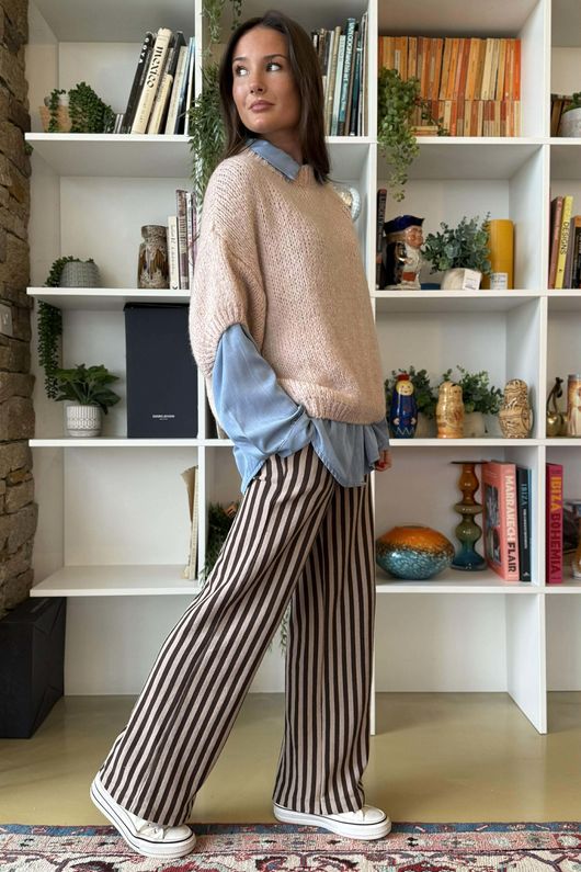  Big Softie Cap Sleeve Knit Top Ballet 