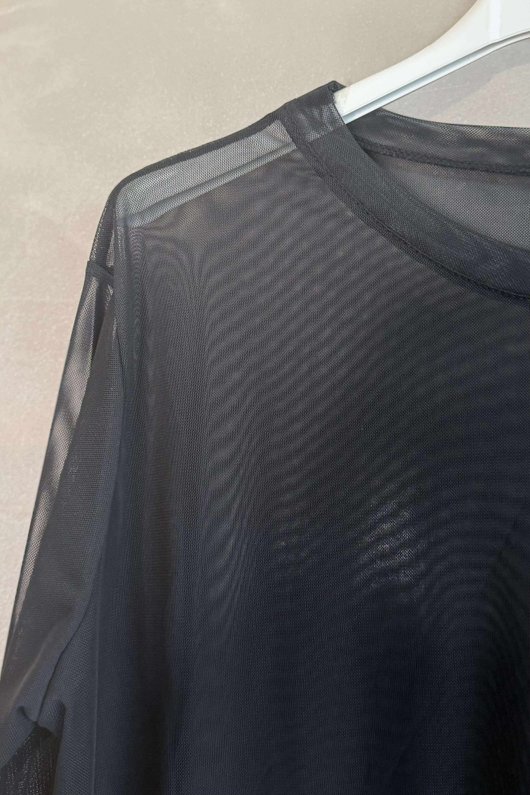 Bobby Mesh Layering Top Black /27=